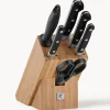 Cuchillos De Cocina Y Bloques|Cuchillos De Cocina>ZWILLING Bloque de cuchillos de madera de bambú Professional, 7 uds.