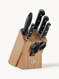 Cuchillos De Cocina Y Bloques|Cuchillos De Cocina>ZWILLING Bloque de cuchillos de madera de bambú Professional, 7 uds.