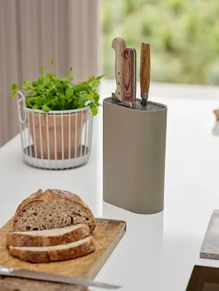 Cuchillos De Cocina Y Bloques|Cuchillos De Cocina>Zone Denmark Bloque de cuchillos Singles Taupe