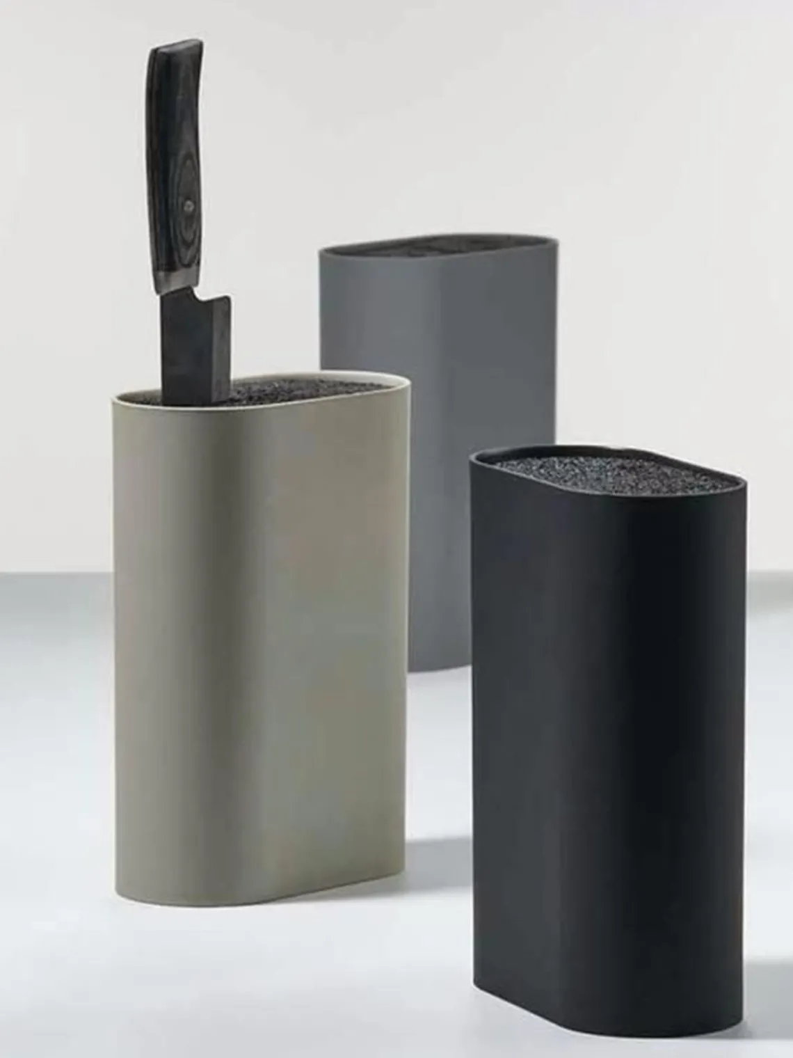 Best Bloque de cuchillos Singles Cool Grey Cuchillos De Cocina Y Bloques|Cuchillos De Cocina