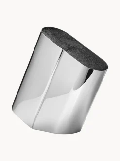 Cuchillos De Cocina Y Bloques|Cuchillos De Cocina>GEORG JENSEN Bloque para cuchillos de acero inoxidable Alfredo Plateado muy pulido