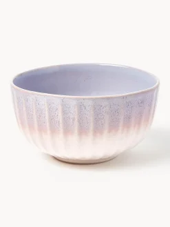 Cuencos Y Platos De Servir|Vajillas Completas>Westwing Collection Bol artesanal con esmalte reactivo Vinci Lavanda y tonos rosas con gradiente de color