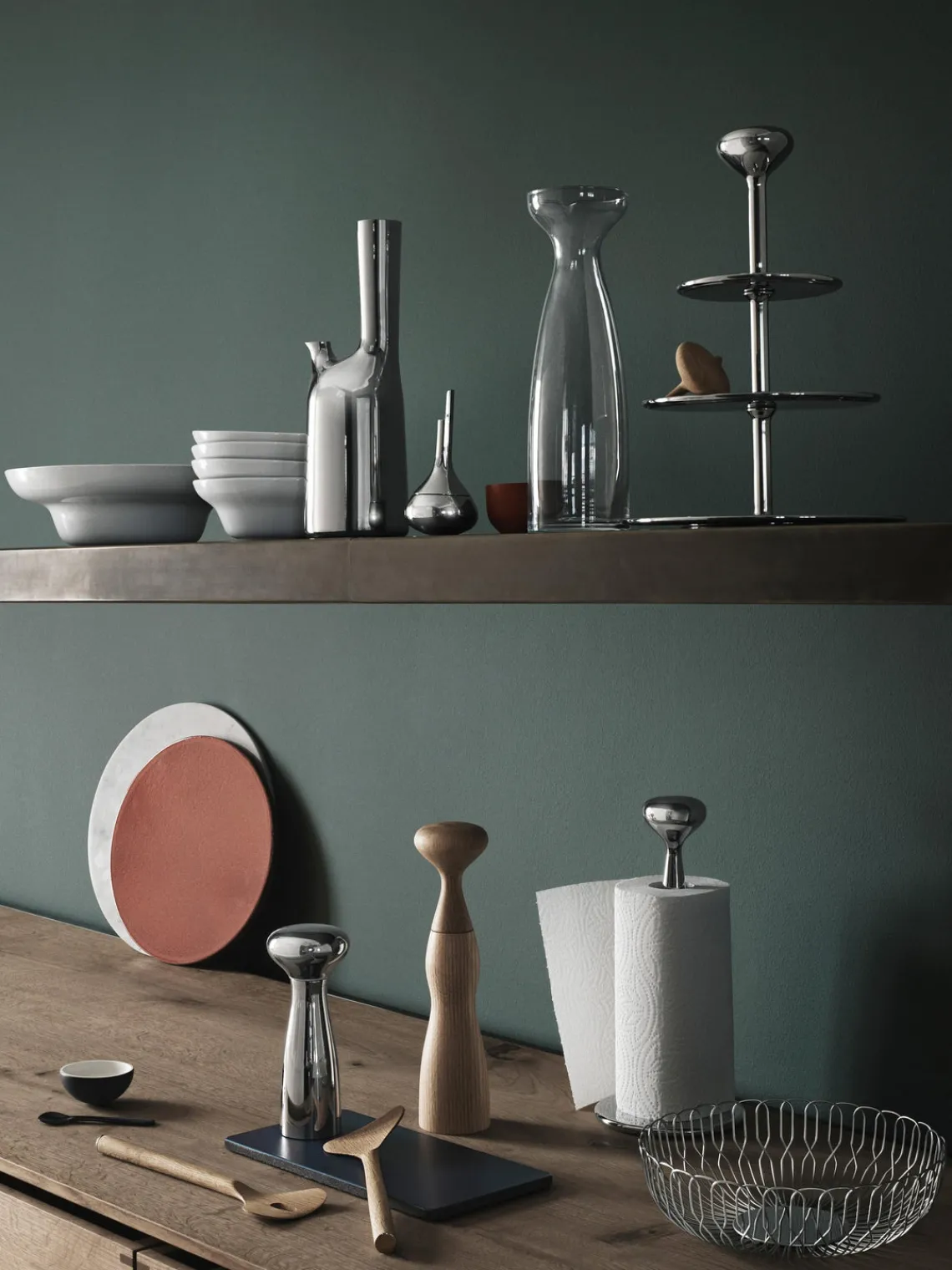 Cestas Para Pan|Almacenaje De Cocina>GEORG JENSEN Bol de acero inoxidable Alfredo