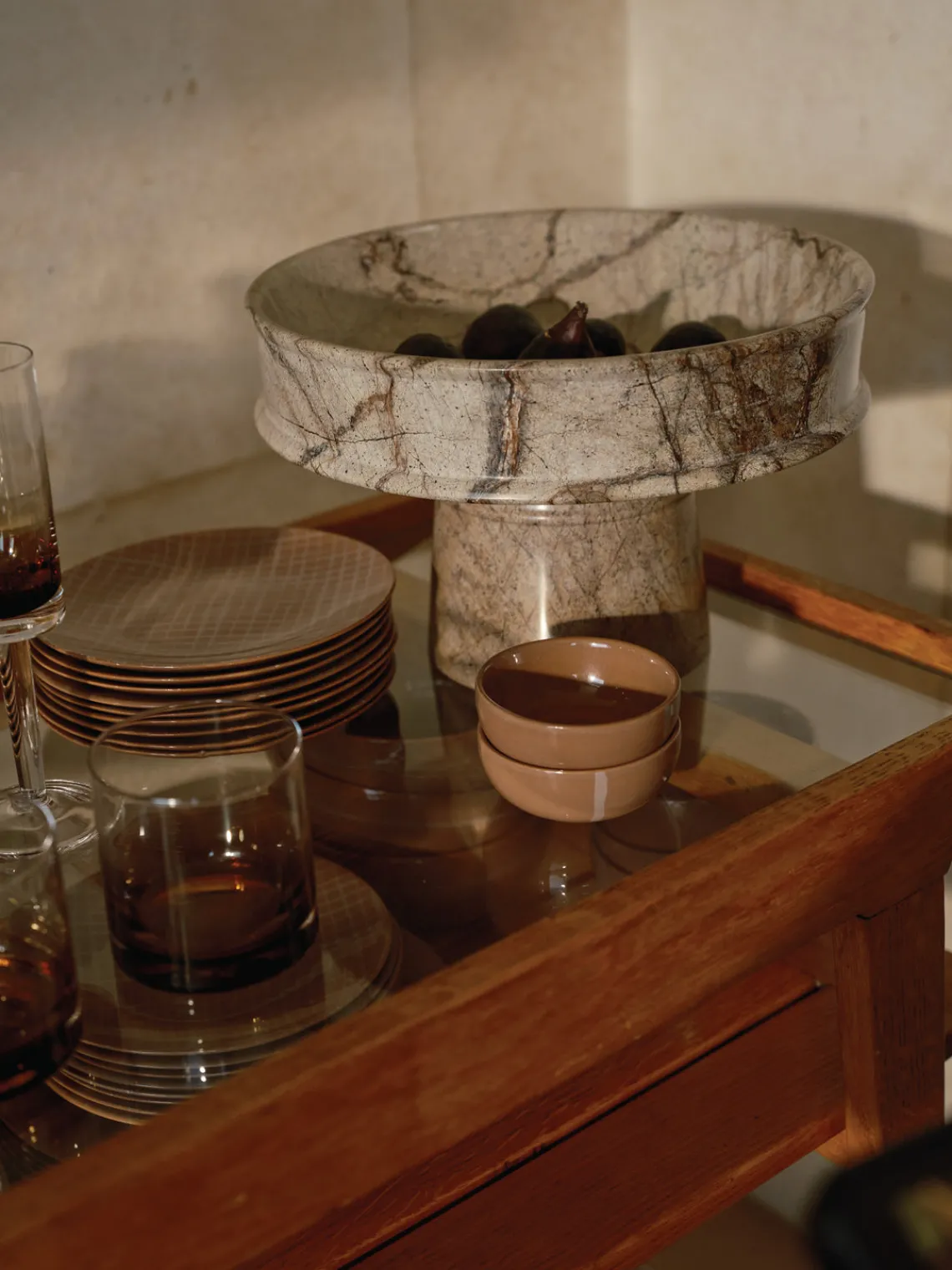 Discount Bol de mármol Dune Cuencos Y Platos De Servir|Vajillas Completas