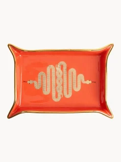 Bol de porcelana con oro Jarrones|Bandejas Decorativas