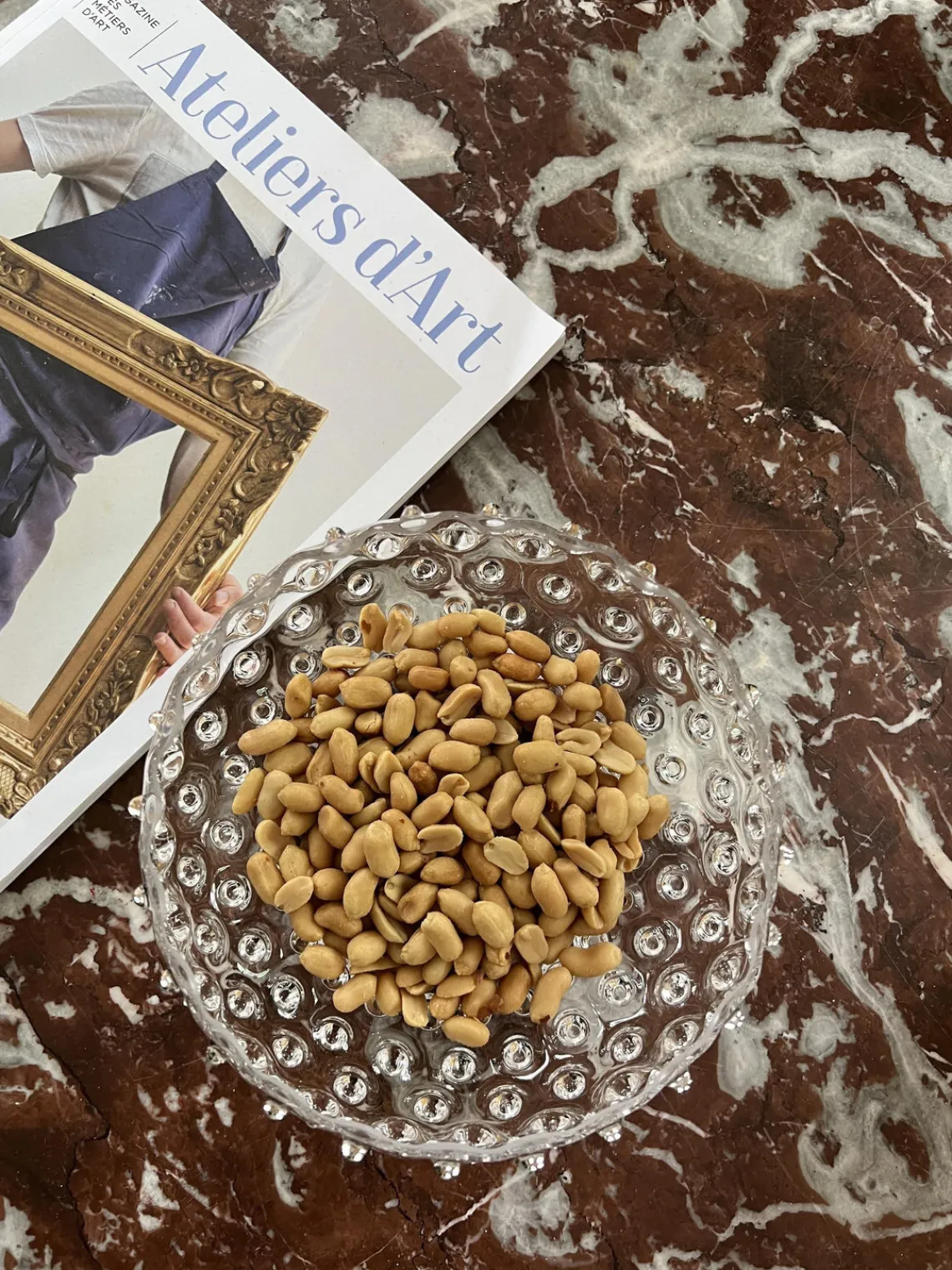 Boles Y Tazones|Vajillas Completas>ANNA VON LIPA Bol de vidrio soplado Hobnail Transparente