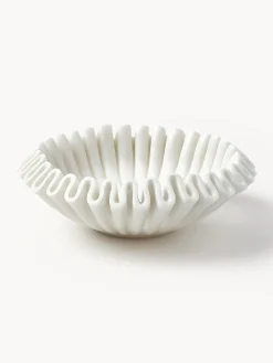 Outlet Bol decorativo artesanal de mármol Santorini, Ø 31 cm Jarrones|Cuencos Decorativos