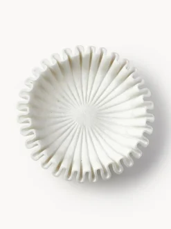 Outlet Bol decorativo artesanal de mármol Santorini, Ø 31 cm Jarrones|Cuencos Decorativos