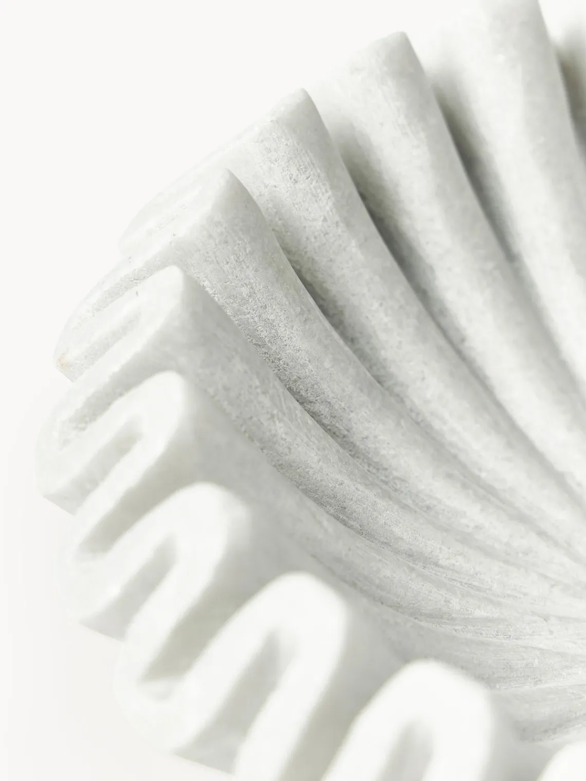 Jarrones|Cuencos Decorativos>Westwing Collection Bol decorativo artesanal de mármol Santorini, Ø 18 cm Blanco, veteado