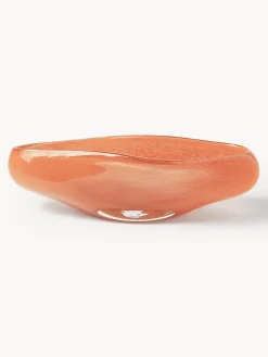 Cuencos Decorativos|Jarrones></noscript>Westwing Collection Bol decorativo artesanal de vidrio Ashley Naranja transparente