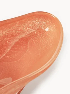 Cuencos Decorativos|Jarrones></noscript>Westwing Collection Bol decorativo artesanal de vidrio Ashley Naranja transparente