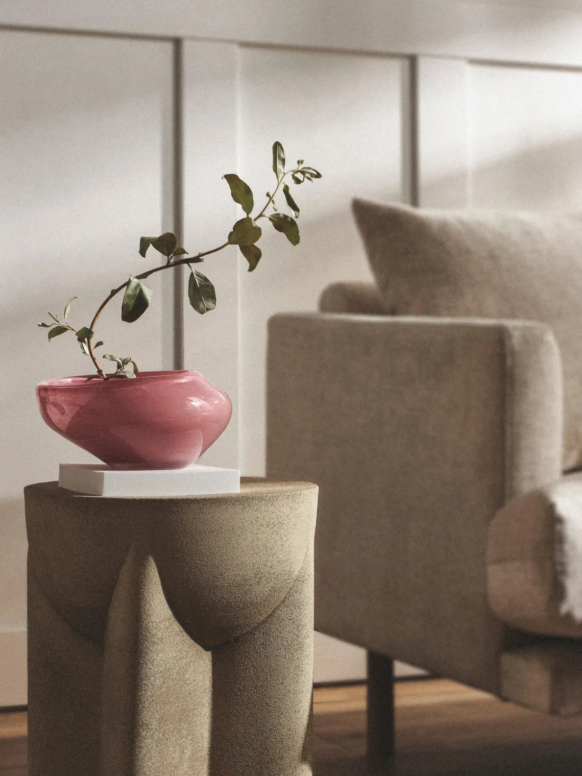 Clearance Bol decorativo artesanal de vidrio Ashley Jarrones|Cuencos Decorativos