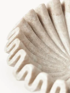 New Bol decorativo artesanal de mármol Santorini, Ø 18 cm Jarrones|Cuencos Decorativos