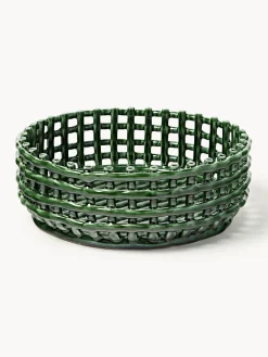 Bol decorativo artesanal de cerámica Centrepiece Cuencos Decorativos|Jarrones