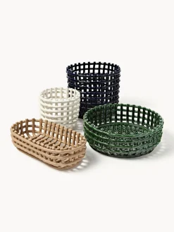 Bol decorativo artesanal de cerámica Centrepiece Cuencos Decorativos|Jarrones