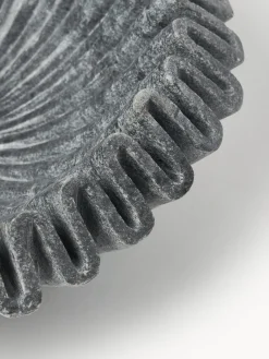 Outlet Bol decorativo artesanal de mármol Santorini, Ø 31 cm Cuencos Decorativos|Jarrones