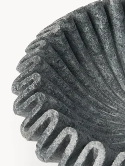 Outlet Bol decorativo artesanal de mármol Santorini, Ø 31 cm Cuencos Decorativos|Jarrones