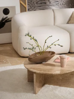 Bol decorativo artesanal de vidrio Ashley Cuencos Decorativos|Decoración