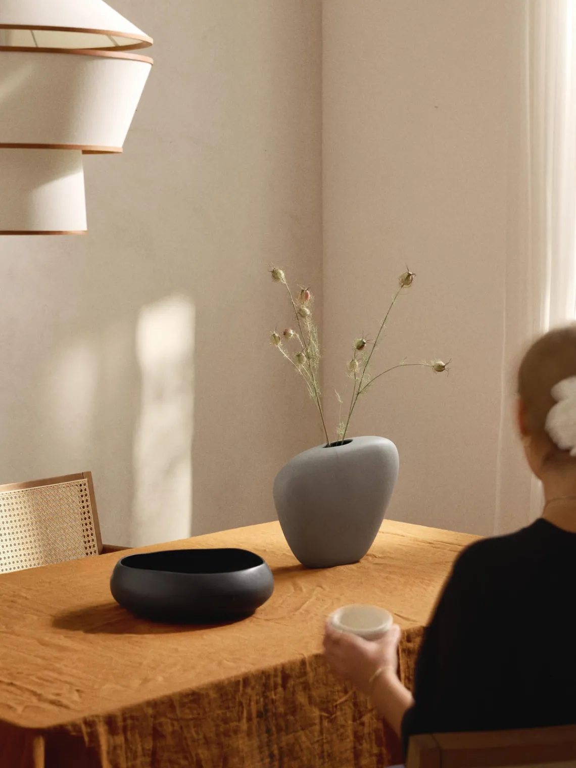 Jarrones|Cuencos Decorativos>Westwing Collection Bol decorativo artesanal Latona Negro