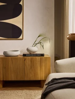 Jarrones|Cuencos Decorativos>Westwing Collection Bol decorativo artesanal Latona Blanco crema