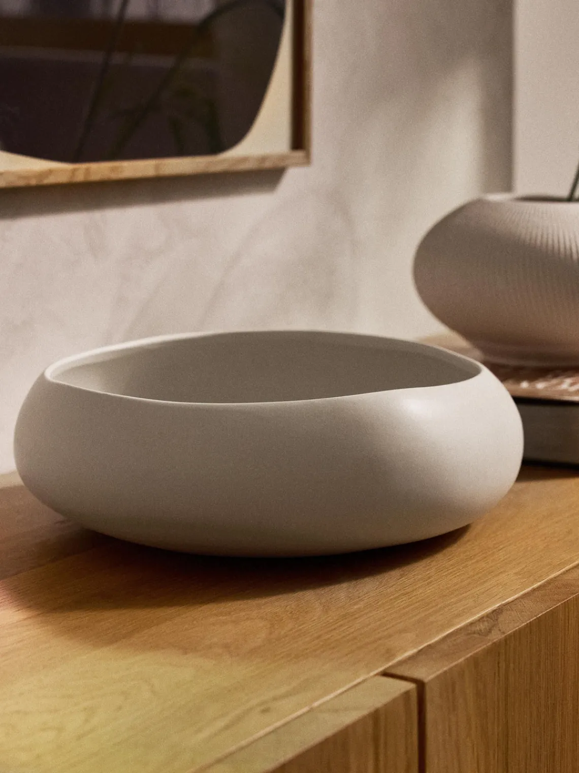 Jarrones|Cuencos Decorativos>Westwing Collection Bol decorativo artesanal Latona Blanco crema