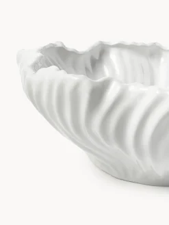 Sale Bol decorativo con borde acanalado XL Milazzo Jarrones|Cuencos Decorativos