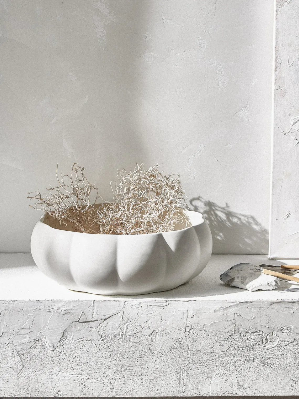 Cuencos Decorativos|Jarrones>Westwing Collection Bol decorativo de gres grande Valerian