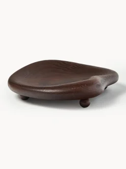 Bol decorativo de madera de fresno Cairn Cuencos Decorativos|Jarrones