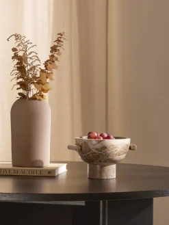 Jarrones|Cuencos Decorativos>Westwing Collection Bol decorativo de mármol Fossil, 15 cm Mármol tonos beige