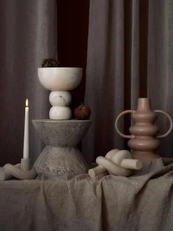 Discount Bol decorativo pequeño de mármol Levi Jarrones|Cuencos Decorativos