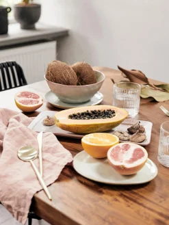 Cuencos Y Platos De Servir|Vajillas Completas>Broste Copenhagen Bol grande artesanal , Ø 25 cm Nordic Sand