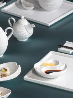 Hot Boles artesanales de porcelana Vitruvius, 2 uds. Cuencos Y Platos De Servir|Vajillas Completas