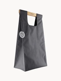 Cubos De Basura Y Reciclaje|Almacenaje De Cocina>Eva Solo Bolsa de separación de residuos Trent, 28 L Gris oscuro, madera de haya