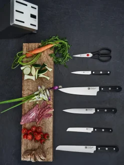 Discount Boque de cuchillos autoafilables Gourmet, 7 pzas. Cuchillos De Cocina Y Bloques|Cuchillos De Cocina
