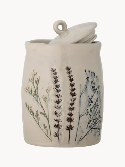 New Bote artesanal con motivo de hierba Bea Botes De Cocina|Almacenaje De Cocina