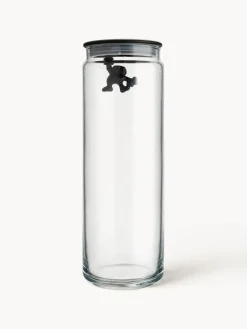 Botes De Cocina|Almacenaje De Cocina>ALESSI Bote de almacenamiento Gianni, 31 cm Negro, transparente