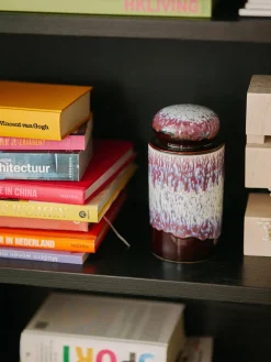 Botes De Cocina|Almacenaje De Cocina>HKLIVING Bote pintado a mano de cerámica 70s