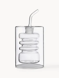 Aceiteras Y Vinagreras|Aceiteras Y Vinagreras>ICHENDORF Botella artesanal de vinagre y aceite Rings, Al 16 cm