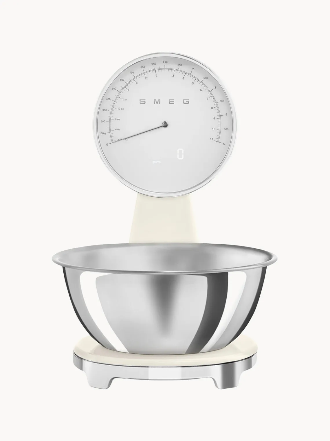 Artículos De Cocina|Utensilios De Cocina>Smeg Báscula de cocina 50's Style Crema