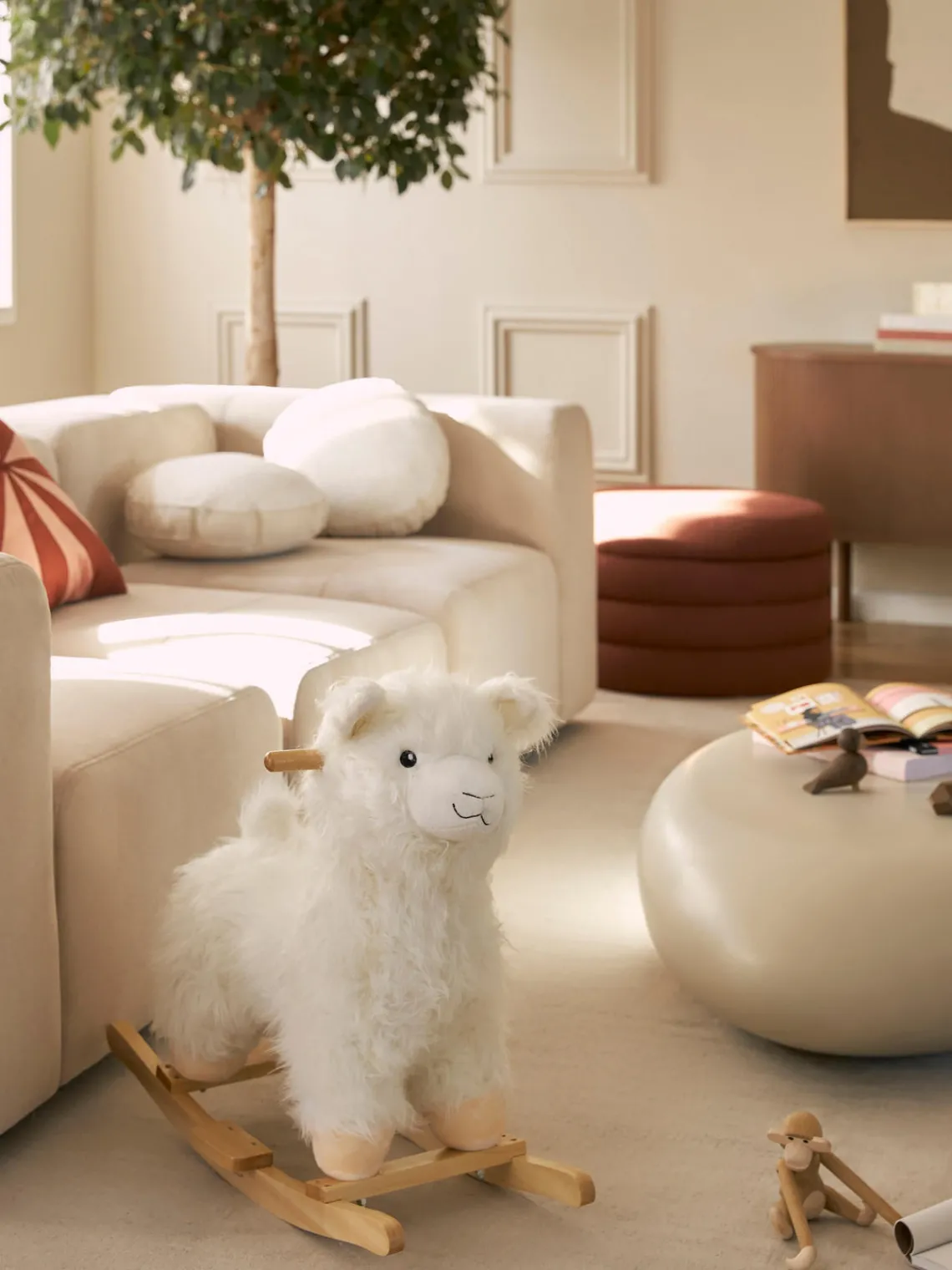 New Caballito balancín Lama Niños Juguetes A Partir De 1 Año|Decoración Infantil