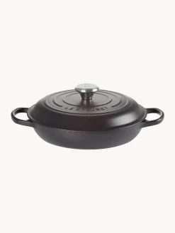 Ollas|Ollas>LE CREUSET Cacerola de hierro fundido Signature Collection Negro, plateado