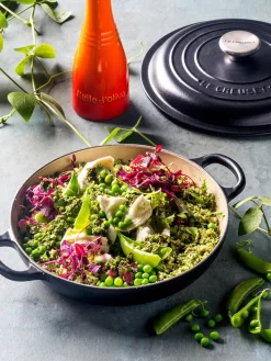 Ollas|Ollas>LE CREUSET Cacerola de hierro fundido Signature Collection Negro, plateado