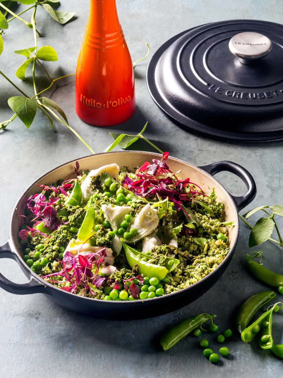 Ollas|Ollas>LE CREUSET Cacerola de hierro fundido Signature Collection Negro, plateado