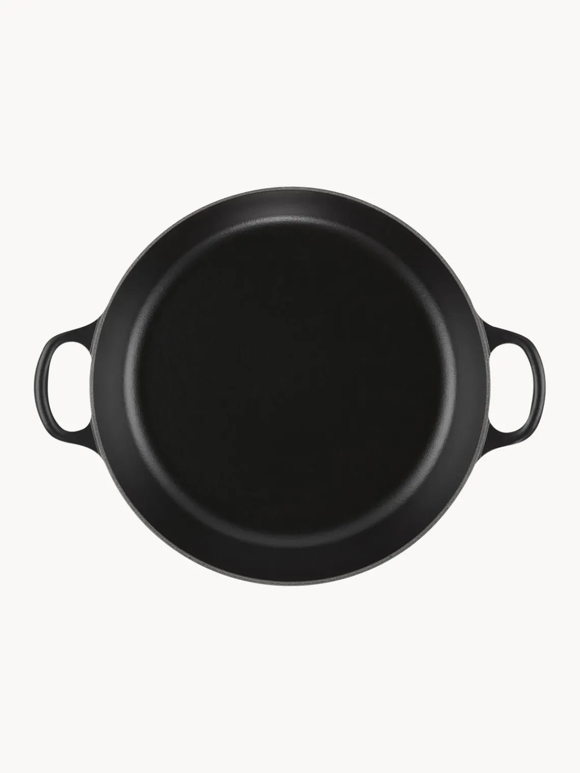 Ollas|Ollas>LE CREUSET Cacerola de hierro fundido Signature Collection Negro, plateado