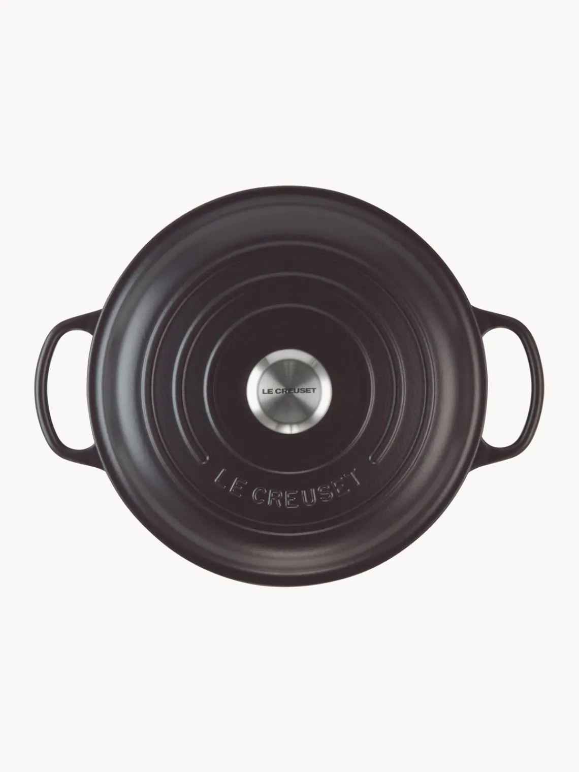 Ollas|Ollas>LE CREUSET Cacerola de hierro fundido Signature Collection Negro, plateado
