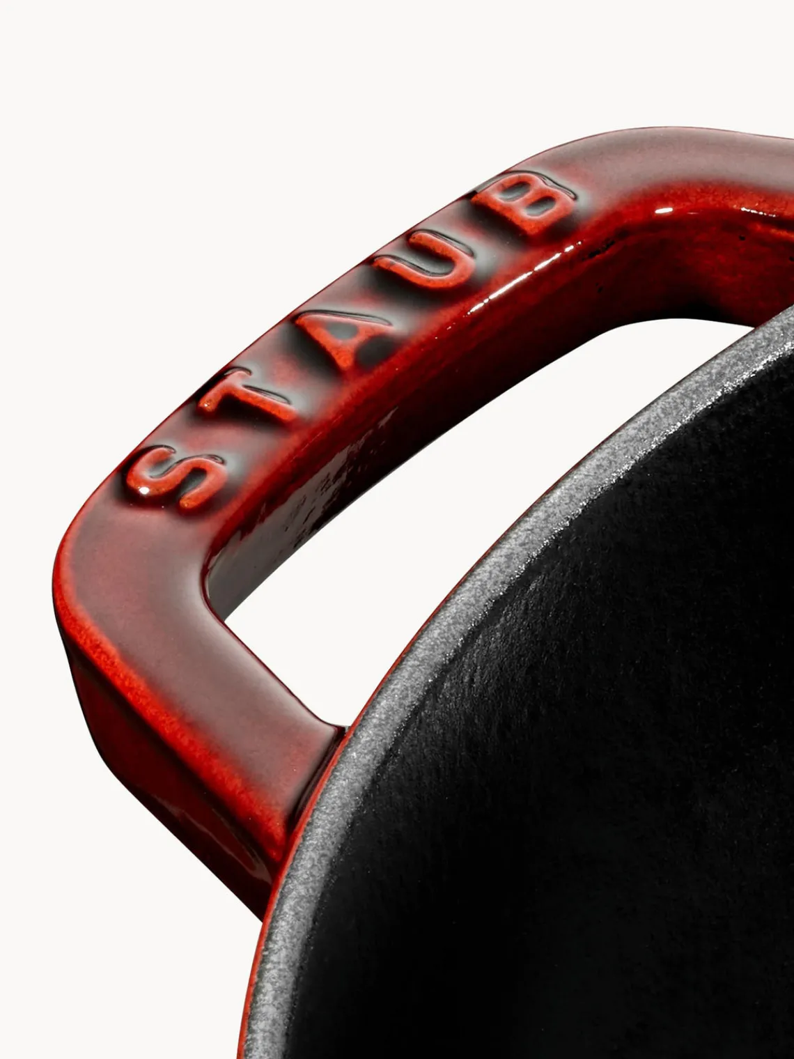 Ollas|Ollas>Staub Cacerola de hierro fundido Chistera Rojo vino