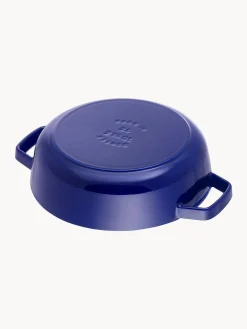 Ollas|Ollas></noscript>Staub Cacerola de hierro fundido Chistera Azul real, brillante