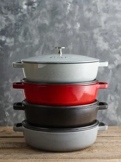 Ollas|Ollas>Staub Cacerola de hierro fundido Chistera Blanco Off White