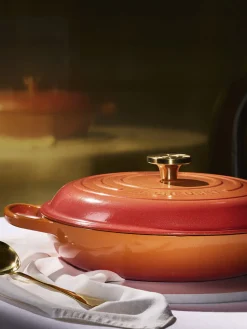 Ollas|Ollas>LE CREUSET Cacerola de hierro fundido Flamme Dorée