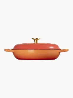 Ollas|Ollas></noscript>LE CREUSET Cacerola de hierro fundido Flamme Dorée